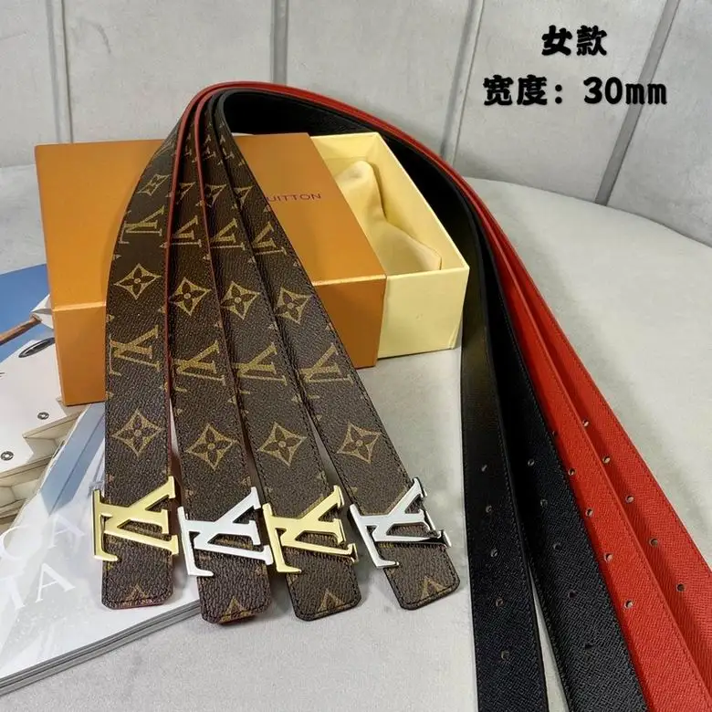 LV Belt 30mmX95-110cm 7D14